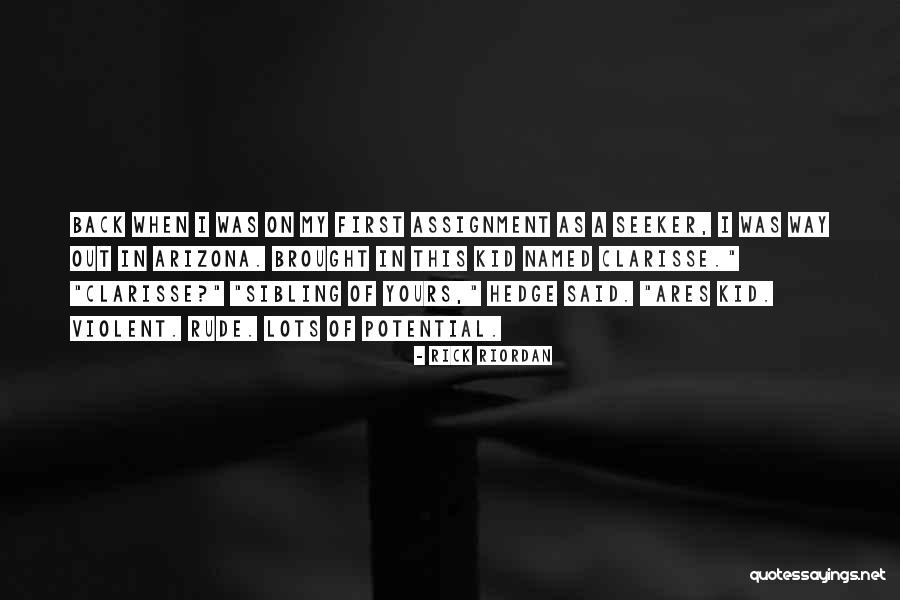 Uzandiki Quotes By Rick Riordan Uzandiki Quotes By Rick Riordan