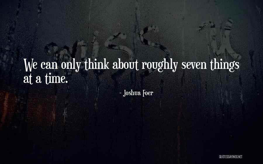 Uzelac Biljana Quotes By Joshua Foer