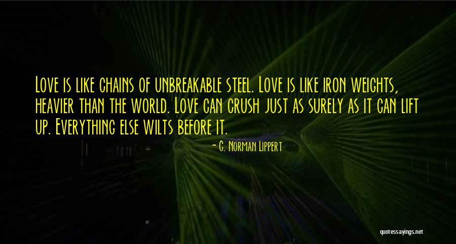 V Gtelen Szerelem Szereplok Neve Quotes By G. Norman Lippert V Gtelen Szerelem Szereplok Neve Quotes By G. Norman Lippert