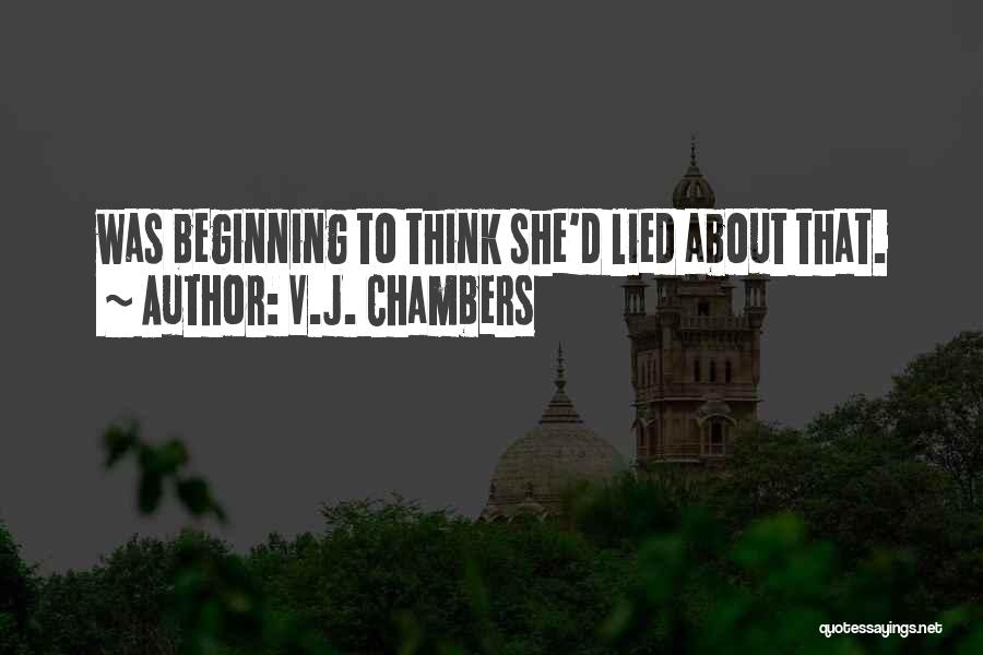 V.J. Chambers Quotes 1208738