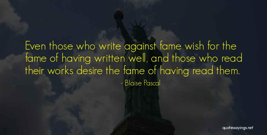 V Pu Quotes By Blaise Pascal V Pu Quotes By Blaise Pascal