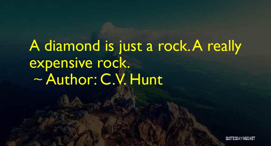 V Rock Quotes By C.V. Hunt