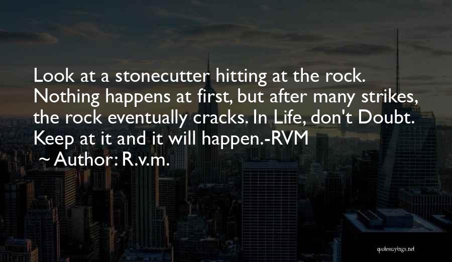 V Rock Quotes By R.v.m.