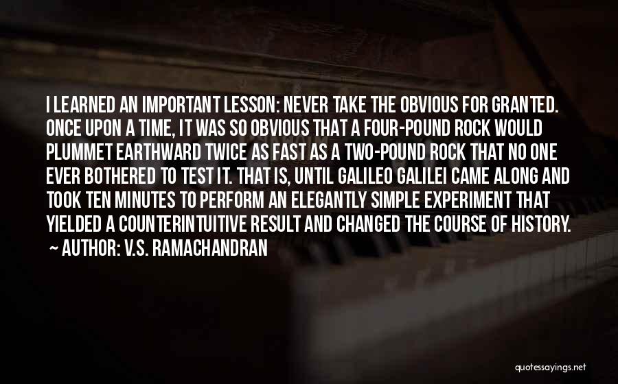 V Rock Quotes By V.S. Ramachandran