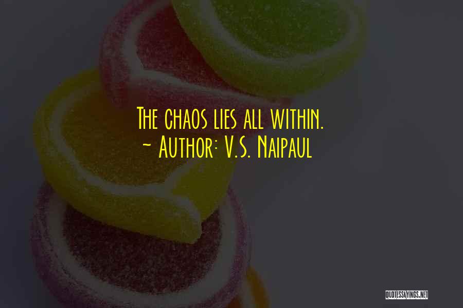 V.S. Naipaul Quotes 1420370