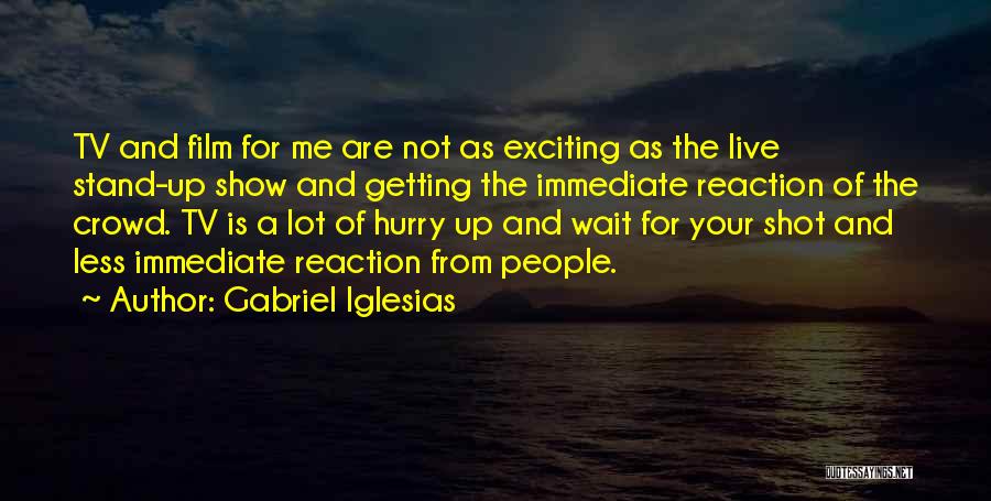 V Tv Show Quotes By Gabriel Iglesias