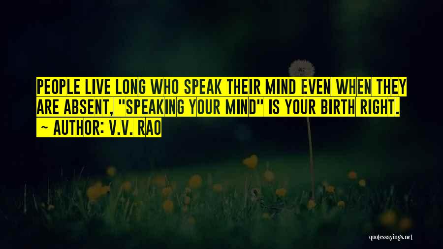 V.V. Rao Quotes 1791743