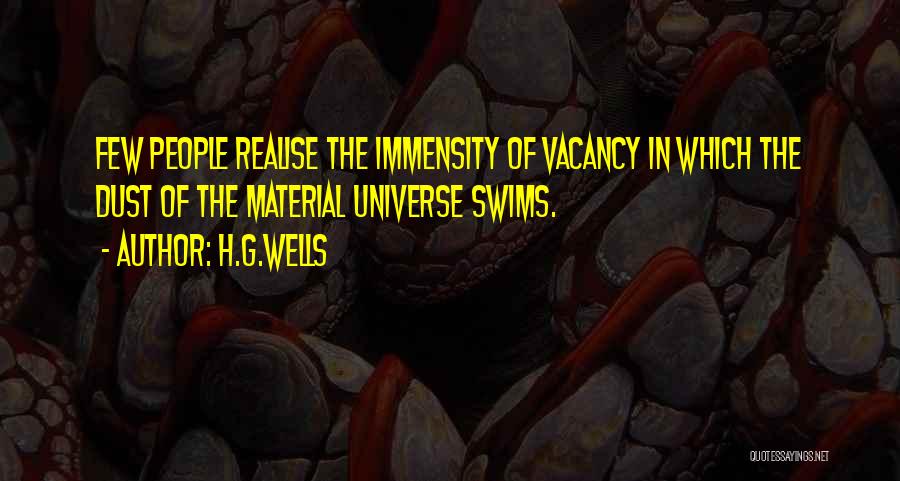 Vacancy Quotes By H.G.Wells