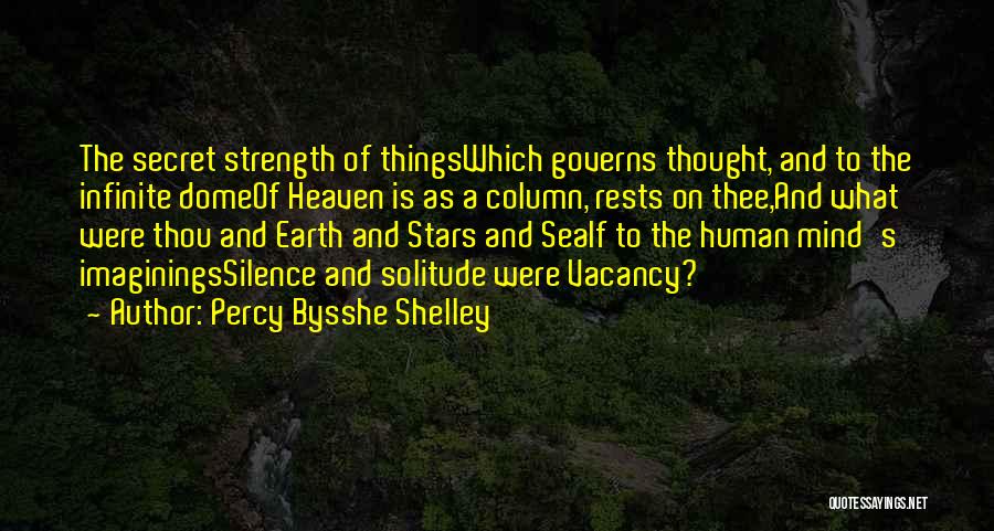 Vacancy Quotes By Percy Bysshe Shelley
