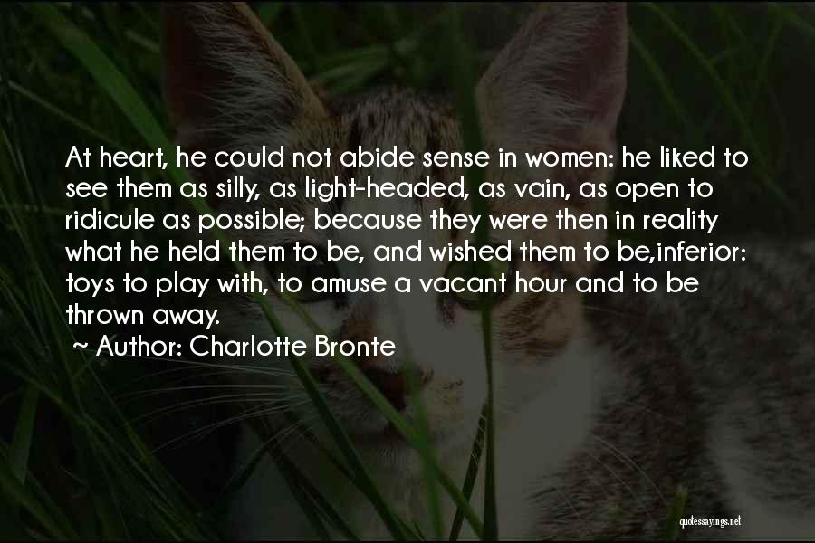 Vacant Heart Quotes By Charlotte Bronte
