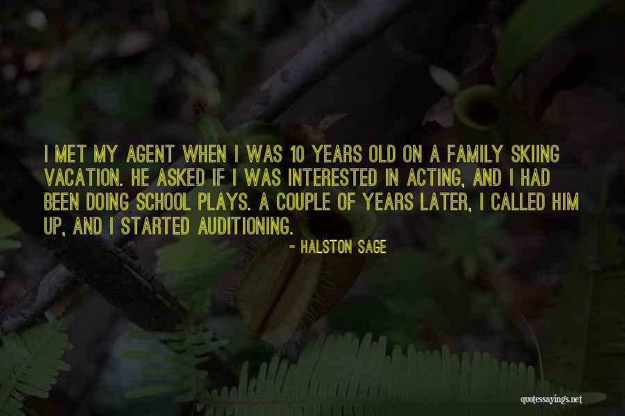 Vacation With Family Quotes By Halston Sage Vacation With Family Quotes By Halston Sage