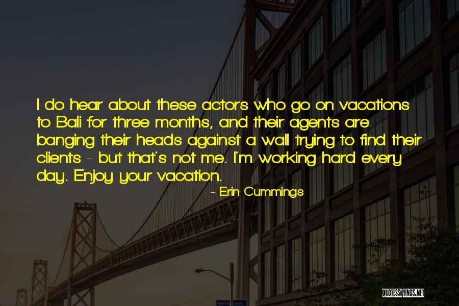 Vacations To Go Quotes By Erin Cummings