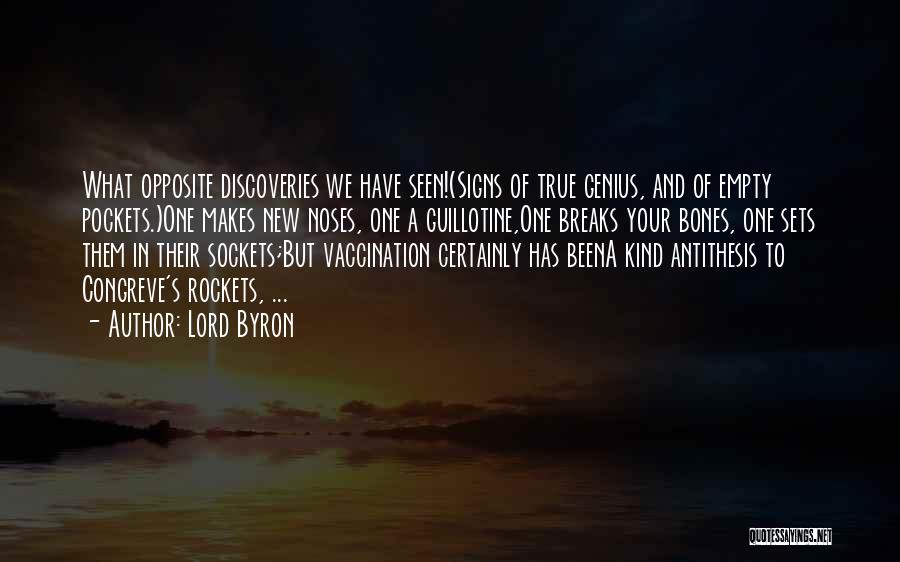 Vaccination Quotes By Lord Byron