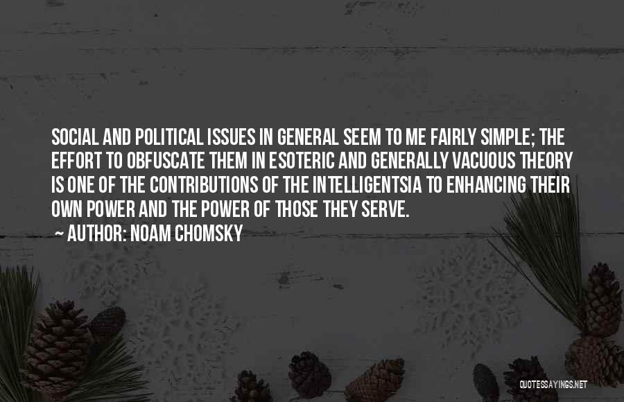 Vacuous Quotes By Noam Chomsky