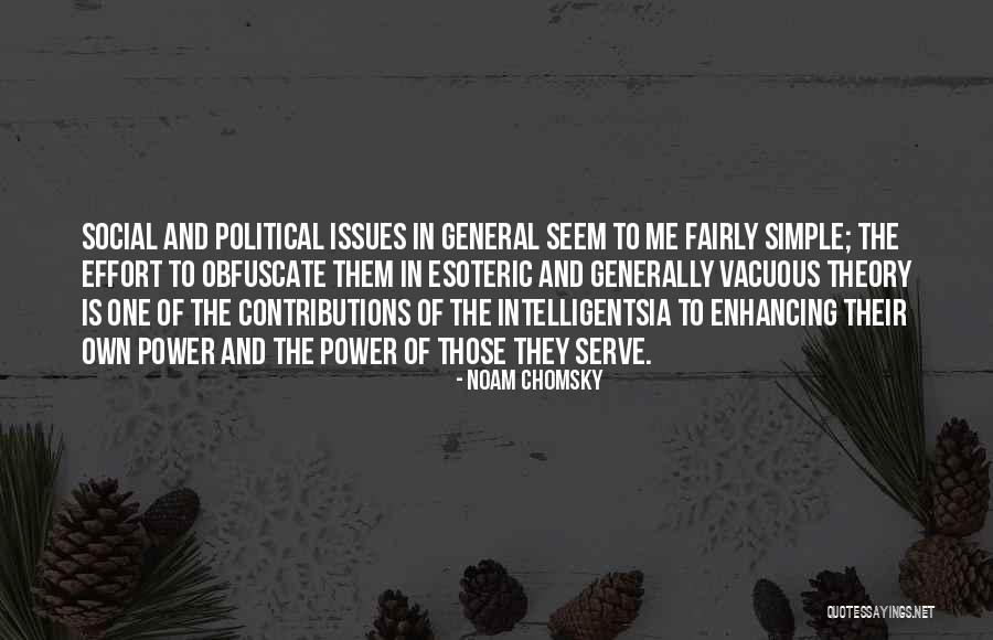 Vacuous Quotes By Noam Chomsky