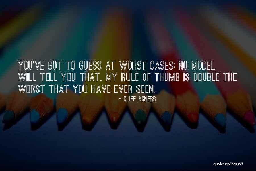 Vadon Sport Quotes By Cliff Asness Vadon Sport Quotes By Cliff Asness
