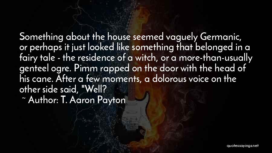 Vaguely Quotes By T. Aaron Payton