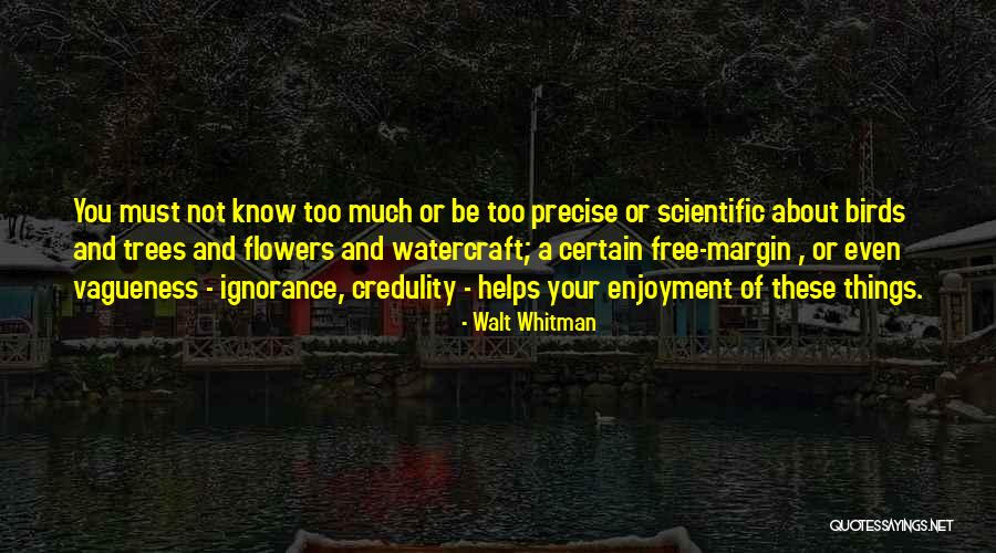 Vagueness 7 Quotes By Walt Whitman Vagueness 7 Quotes By Walt Whitman