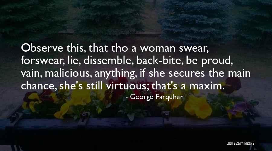 Vain Women Quotes By George Farquhar Vain Women Quotes By George Farquhar