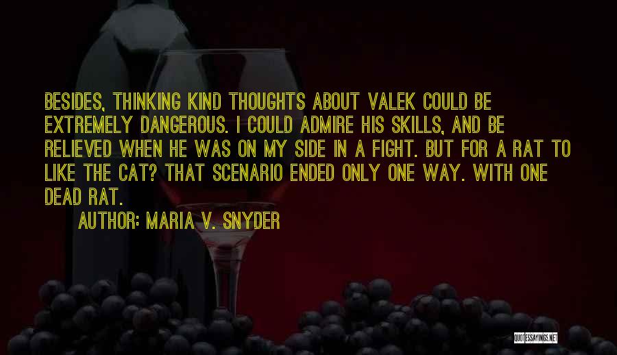 Valek And Yelena Quotes By Maria V. Snyder