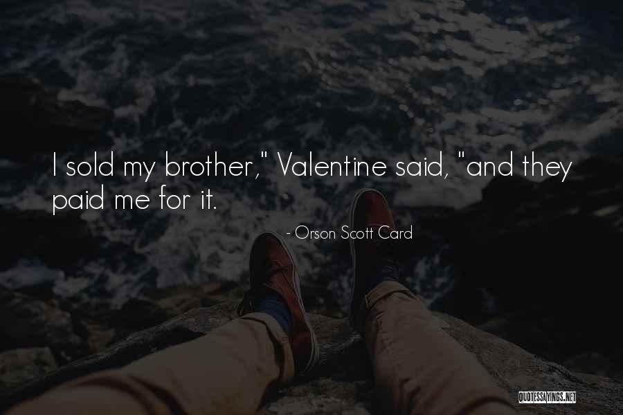 Valentine Card Quotes By Orson Scott Card Valentine Card Quotes By Orson Scott Card