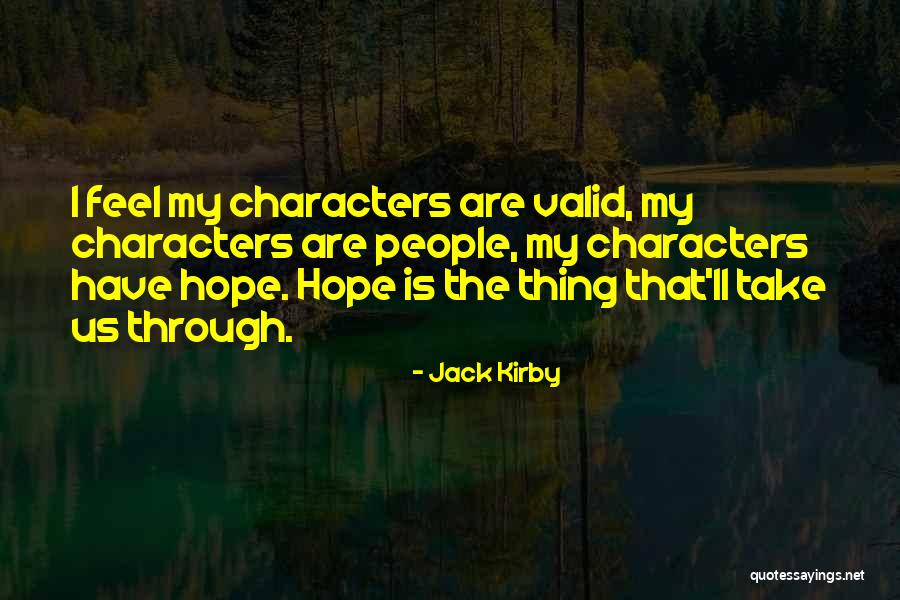 Valid Quotes By Jack Kirby