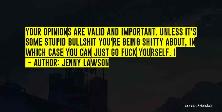Valid Quotes By Jenny Lawson