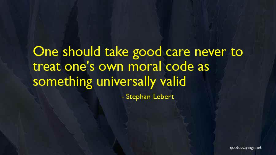 Valid Quotes By Stephan Lebert