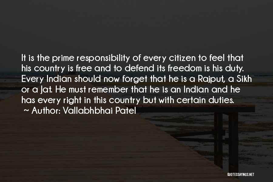 Vallabhbhai Patel Quotes 993073