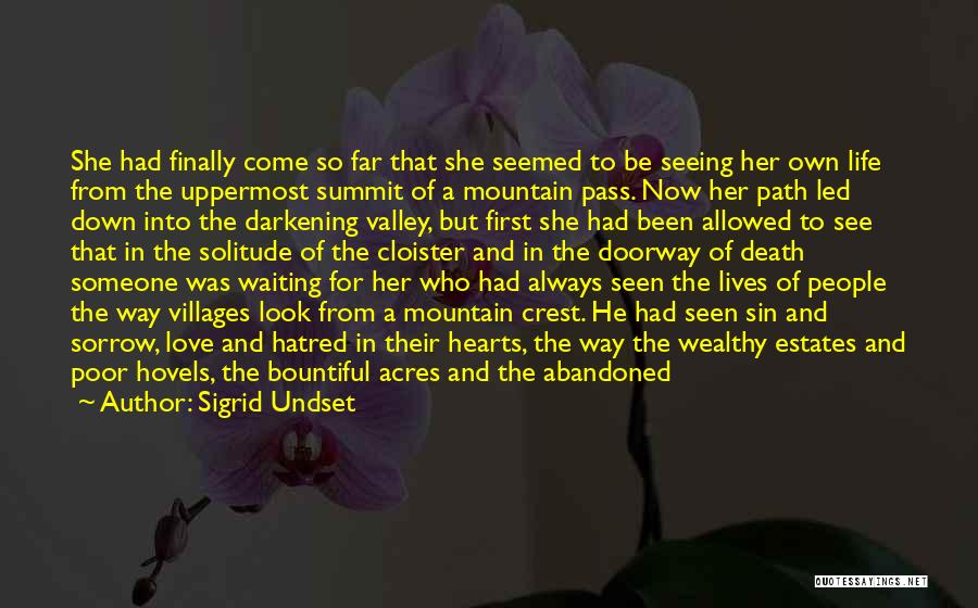 Valley Of Death Quotes By Sigrid Undset Valley Of Death Quotes By Sigrid Undset
