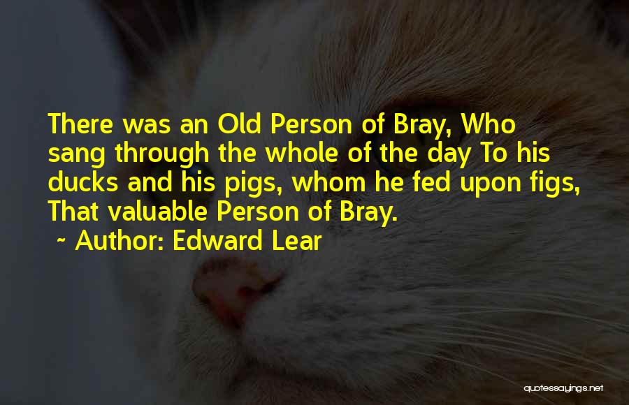 Valuable Person Quotes By Edward Lear