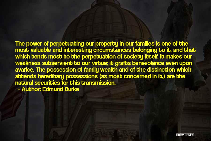Valuable Possessions Quotes By Edmund Burke
