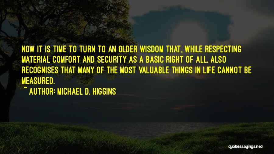 Valuable Things Quotes By Michael D. Higgins
