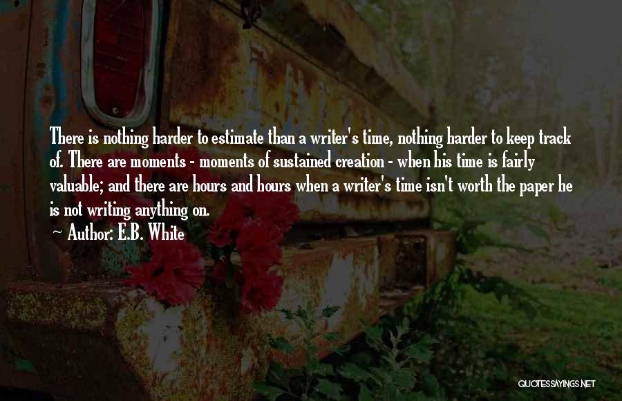 Valuable Time Of Your Life Quotes By E.B. White