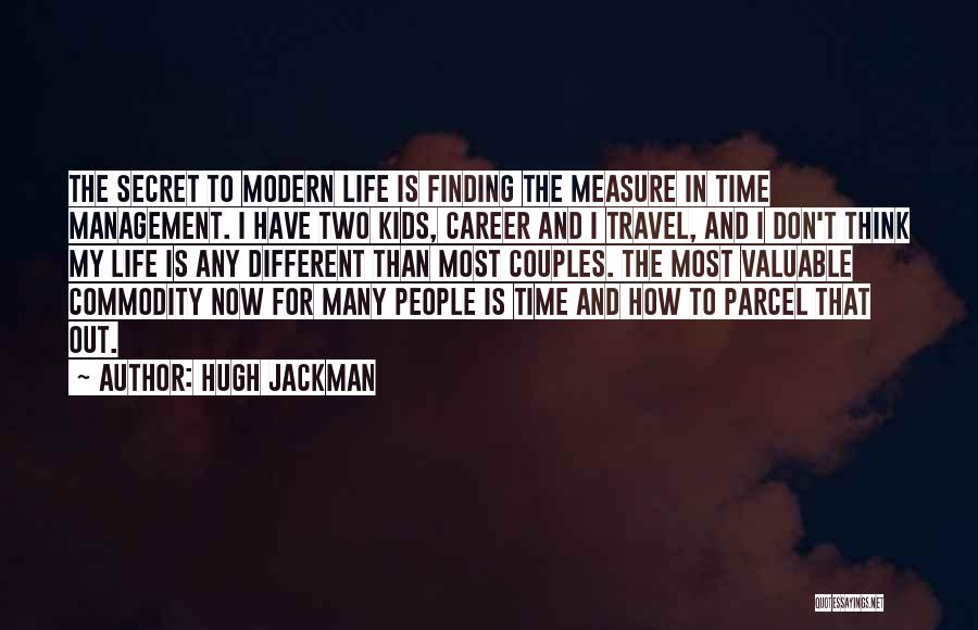 Valuable Time Of Your Life Quotes By Hugh Jackman