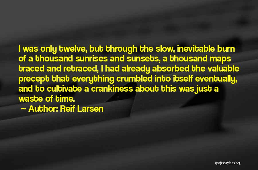 Valuable Time Quotes By Reif Larsen