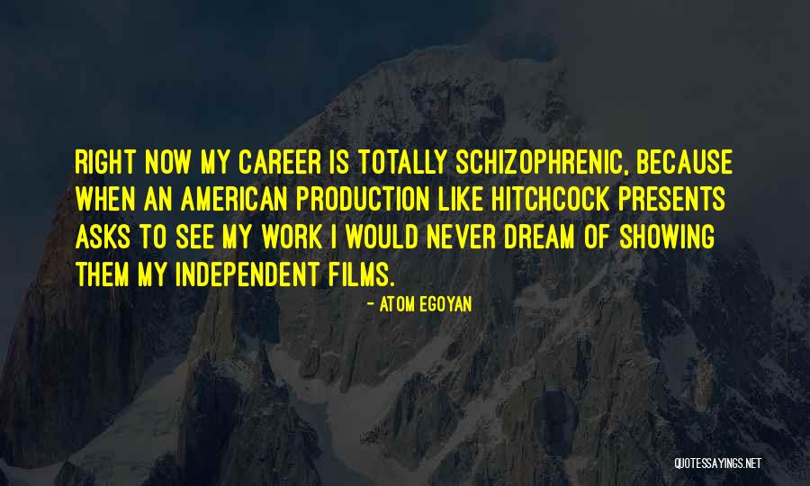Valuation Research Quotes By Atom Egoyan Valuation Research Quotes By Atom Egoyan