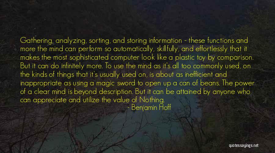 Value And Appreciate Quotes By Benjamin Hoff Value And Appreciate Quotes By Benjamin Hoff