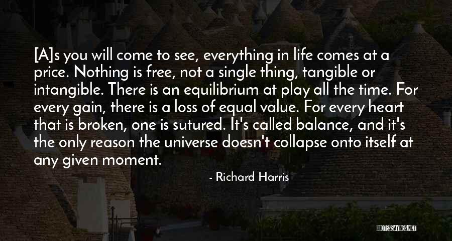 Value And Loss Quotes By Richard Harris Value And Loss Quotes By Richard Harris