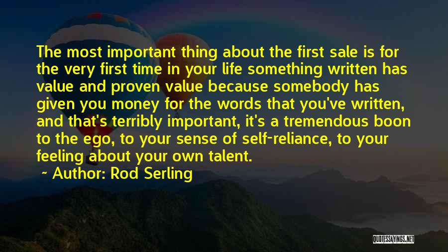 Value And Money Quotes By Rod Serling