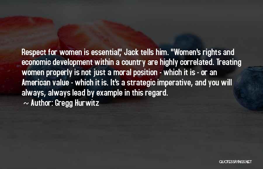 Value And Respect Quotes By Gregg Hurwitz
