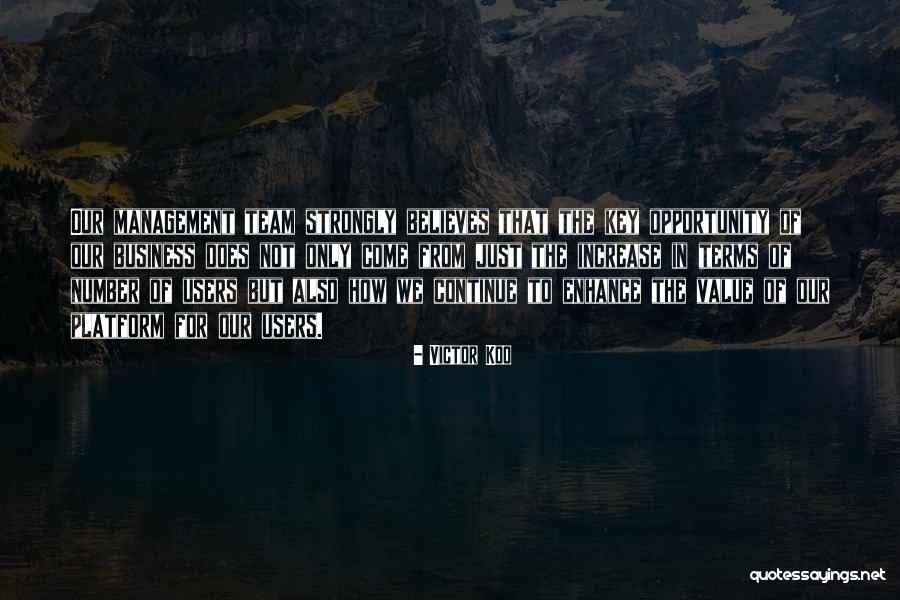Value In Business Quotes By Victor Koo Value In Business Quotes By Victor Koo