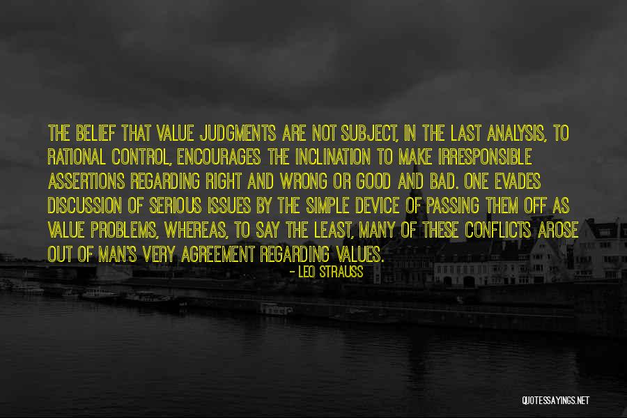 Value Judgments Quotes By Leo Strauss Value Judgments Quotes By Leo Strauss