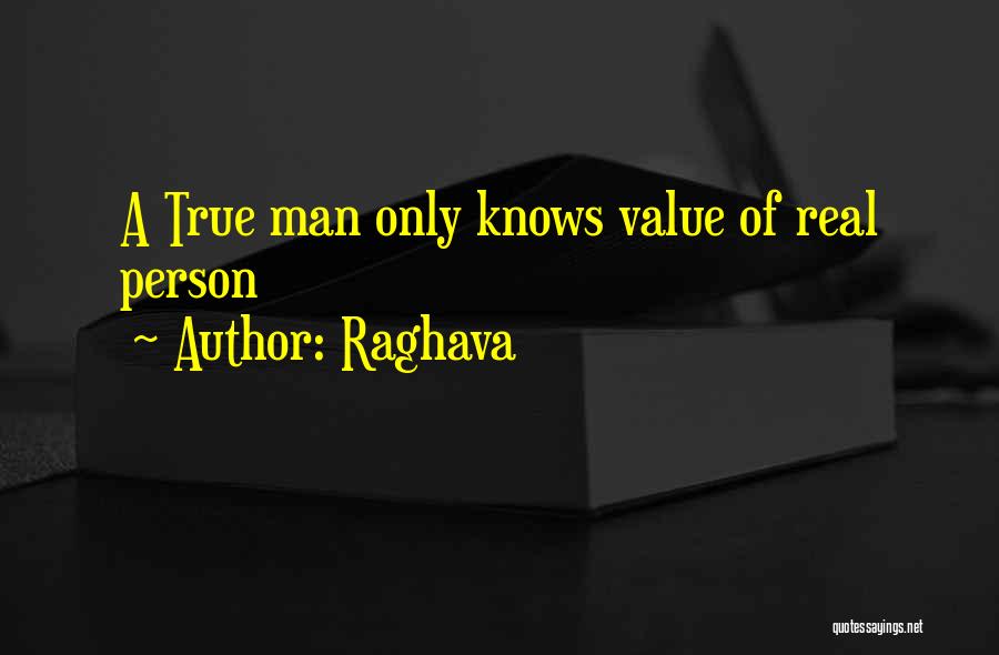 Value Of A Person Quotes By Raghava