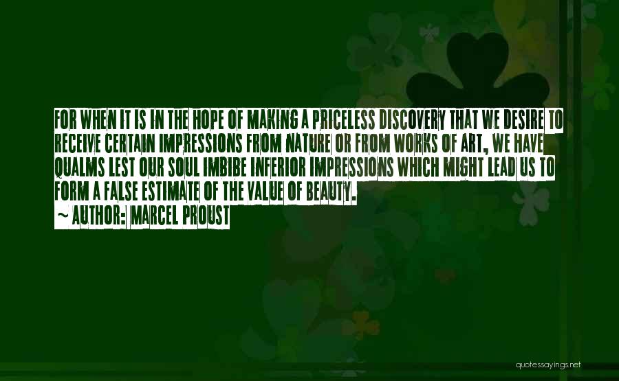 Value Of Art Quotes By Marcel Proust