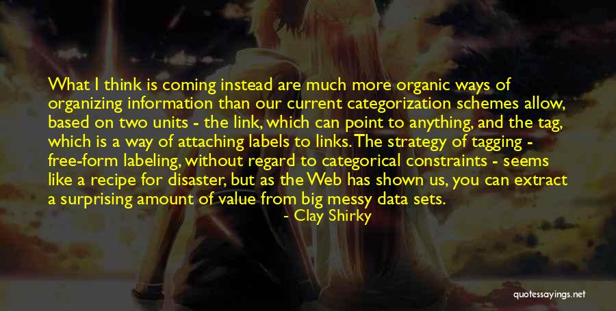 Value Of Data Quotes By Clay Shirky Value Of Data Quotes By Clay Shirky