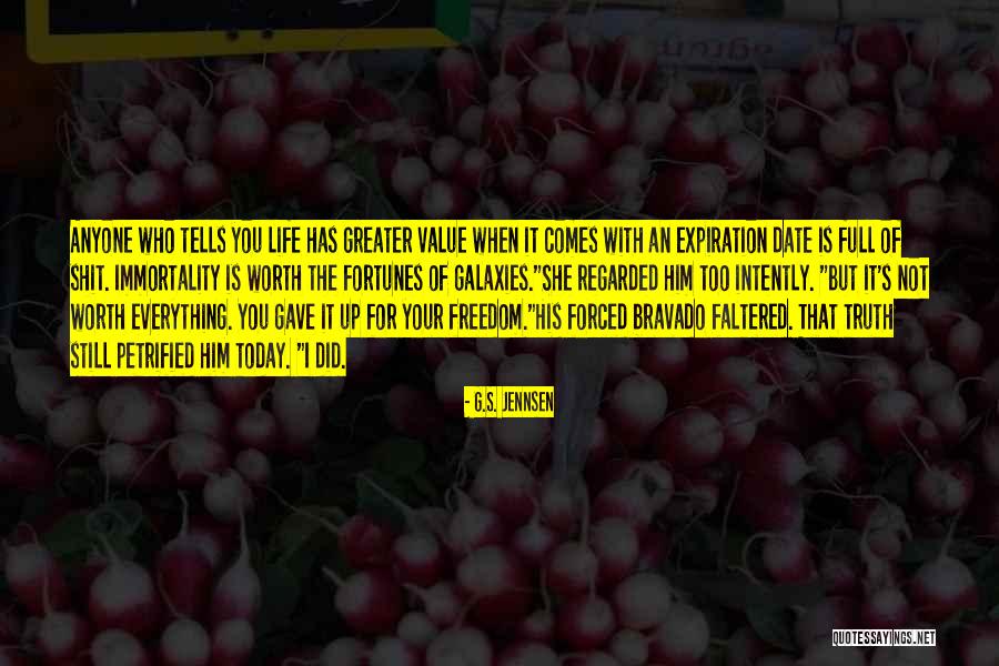 Value Of Fiction Quotes By G.S. Jennsen Value Of Fiction Quotes By G.S. Jennsen