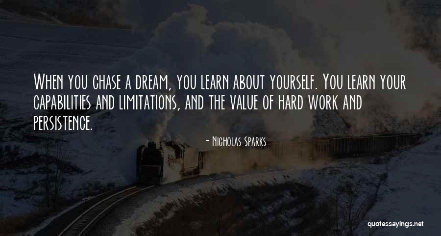 Value Of Hard Work Quotes By Nicholas Sparks