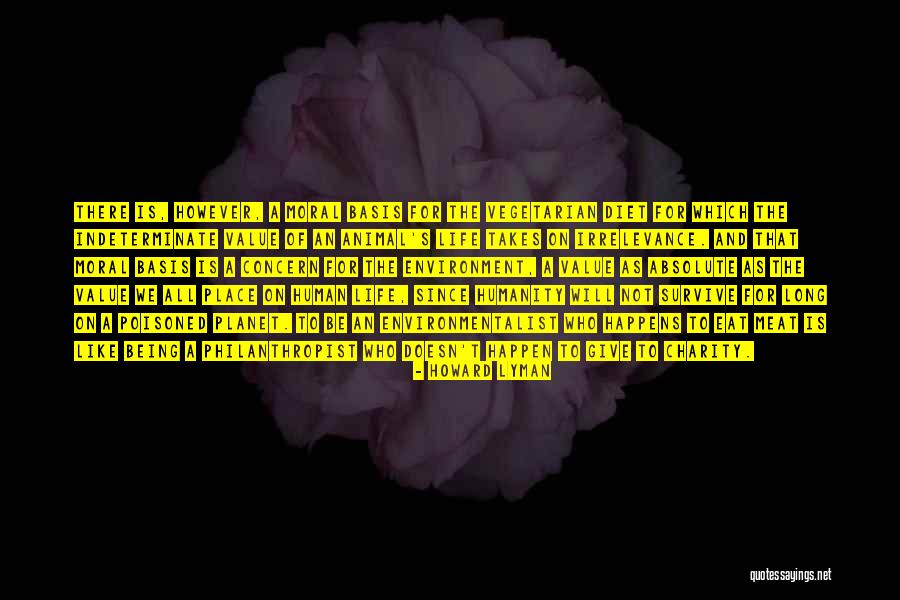 Value Of Human Life Quotes By Howard Lyman Value Of Human Life Quotes By Howard Lyman
