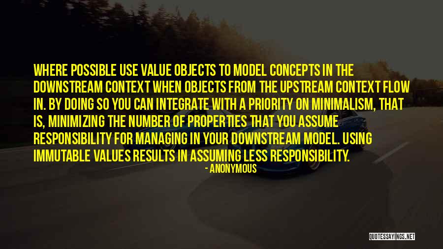 Value Of Objects Quotes By Anonymous